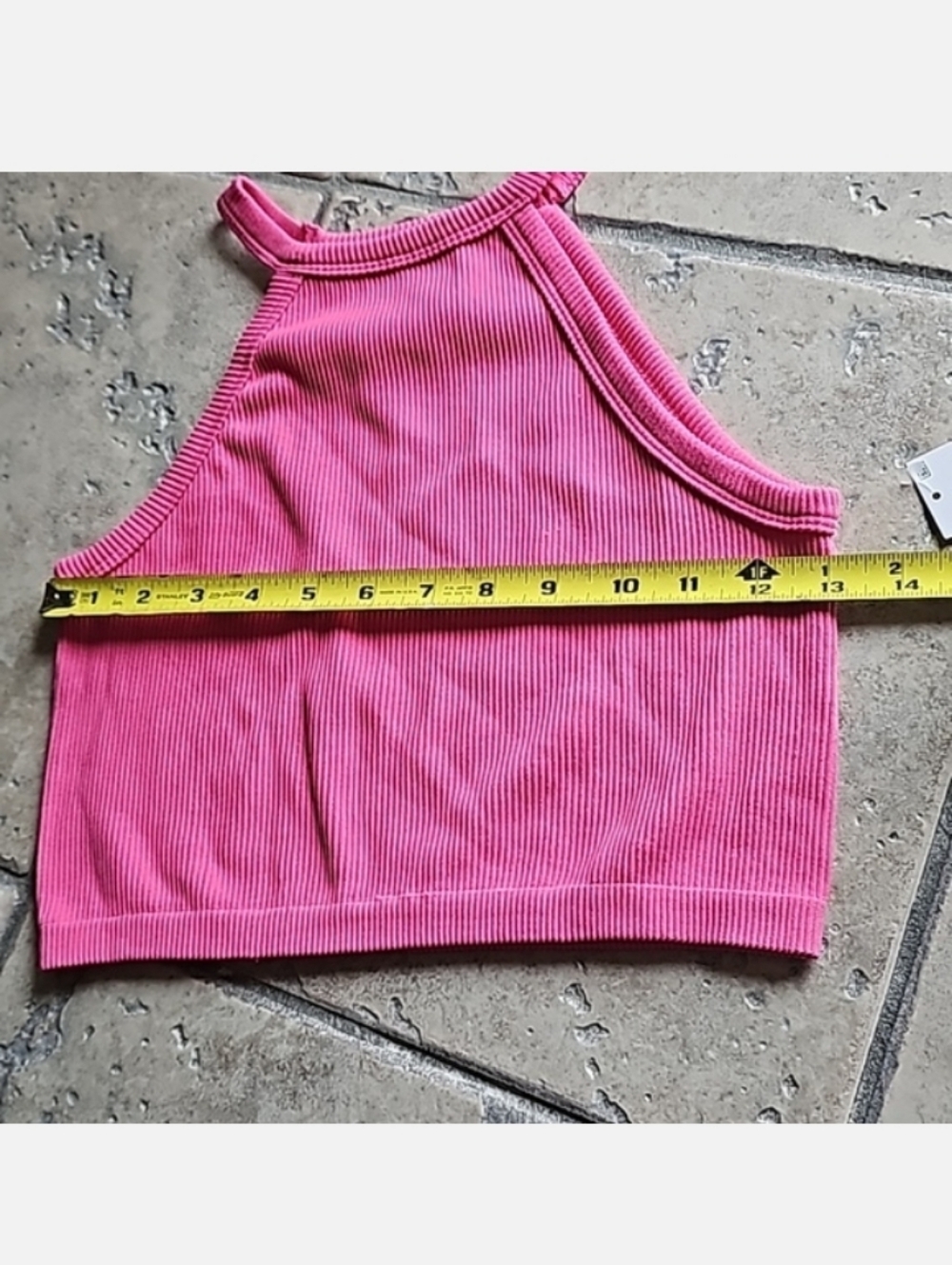 5/30$ Ribbed Crop Tank Top - Pink, Blue, White, Gray, Tan - Picture 7 of 10